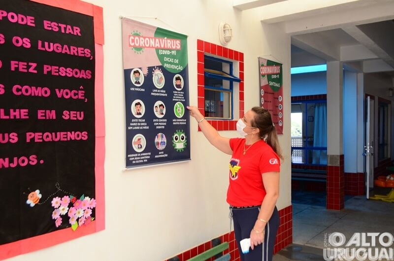 Escolas municipais de Seberi são preparadas para o retorno seguro das aulas