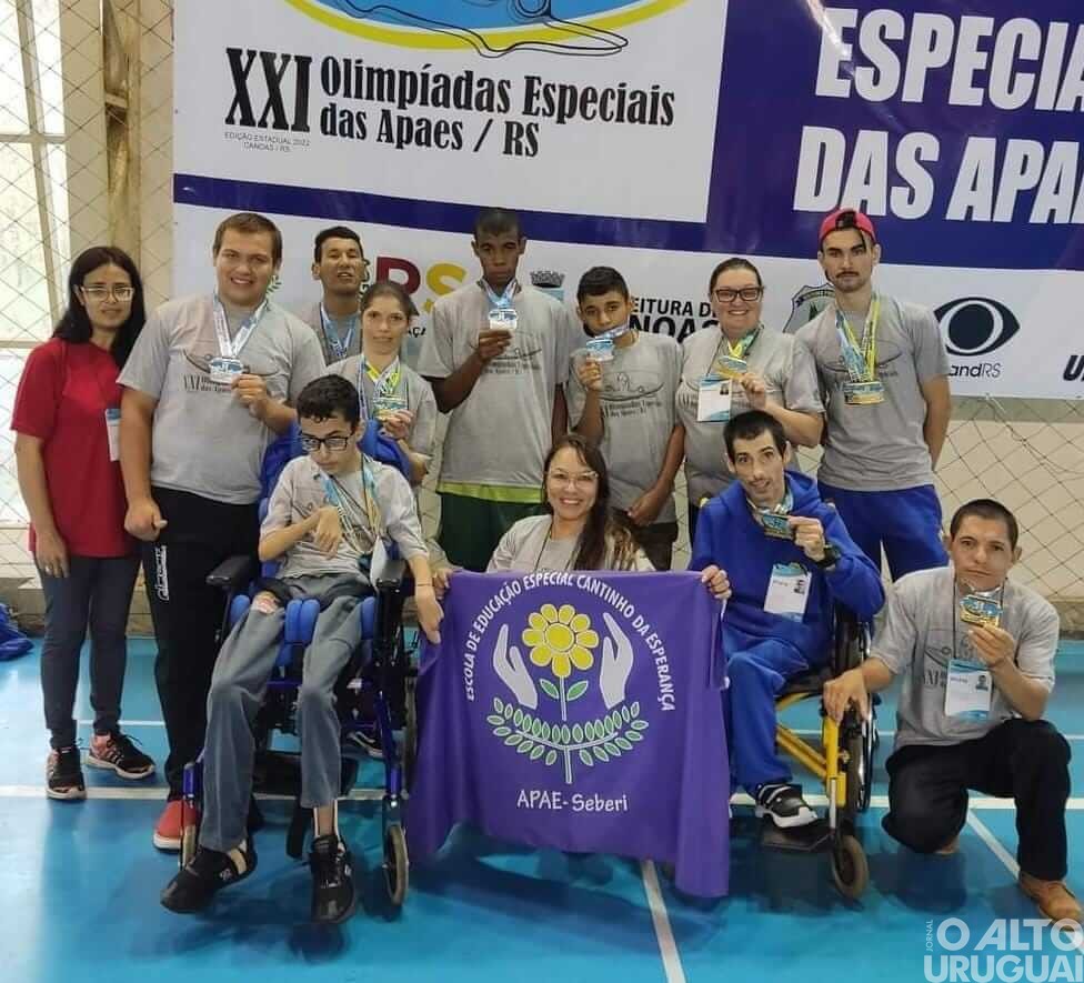 Região tem participação destaque nas Olimpíadas Especiais das Apaes do RS