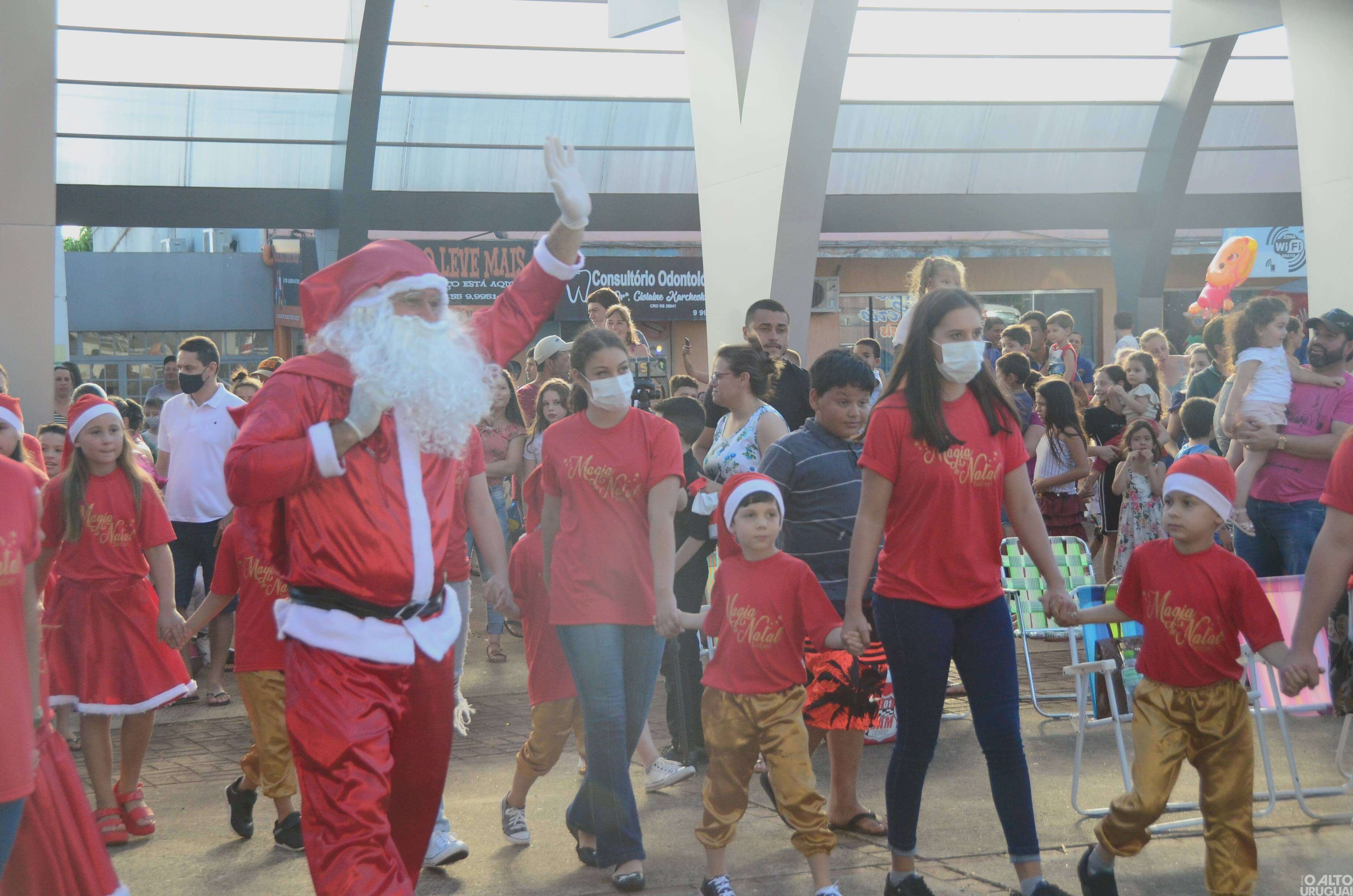 Chegada do Papai Noel marca o início da programação de Natal em Seberi