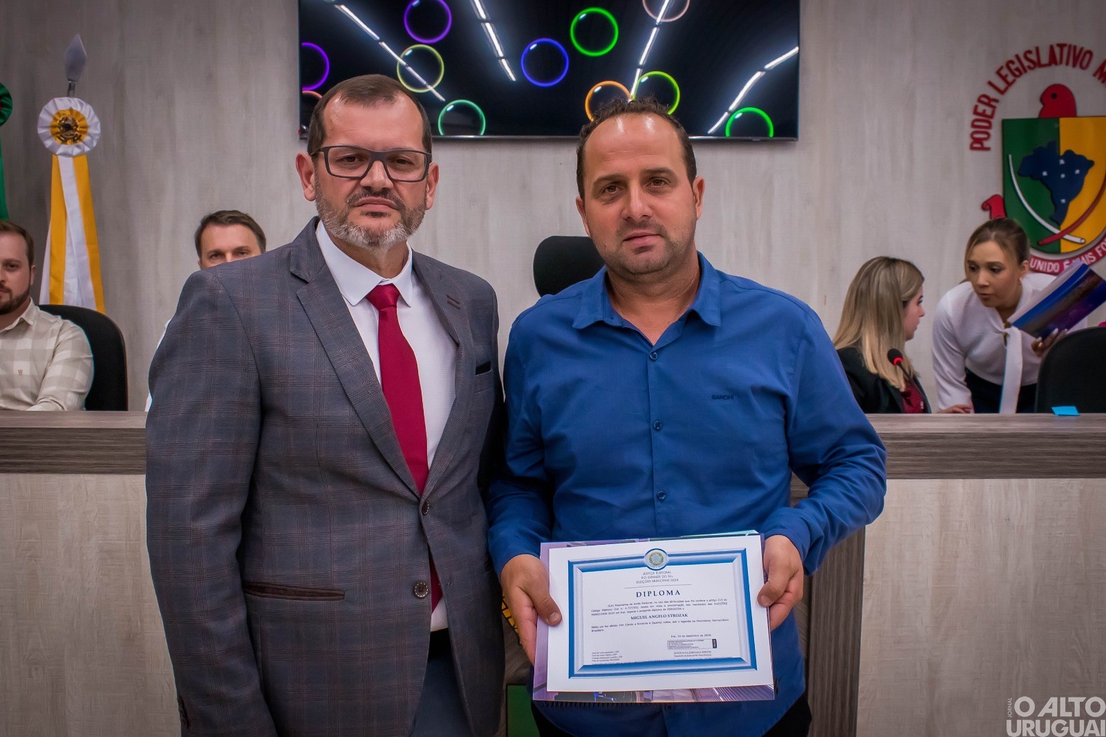 Câmara de Iraí realiza ato de entrega de diplomas aos vereadores eleitos