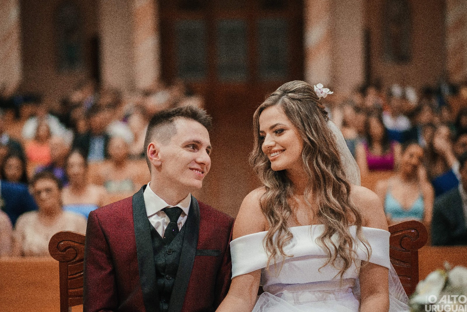 Adriano Cerato e Fernanda de Marco casam-se na Catedral Santo Antônio