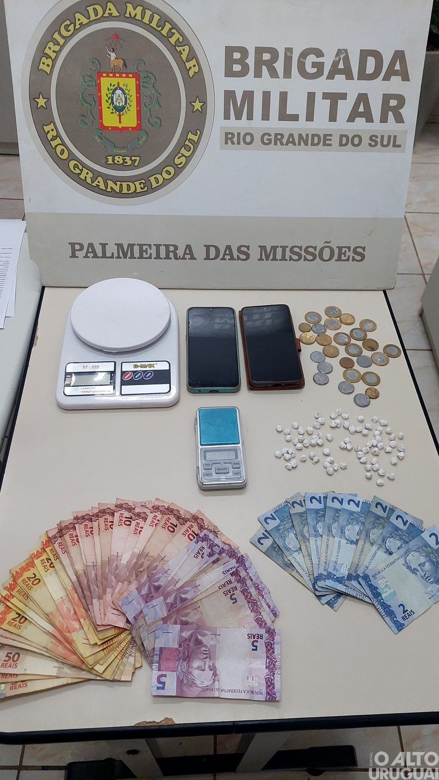 Duas mulheres são presas por tráfico de drogas em Palmeira das Missões