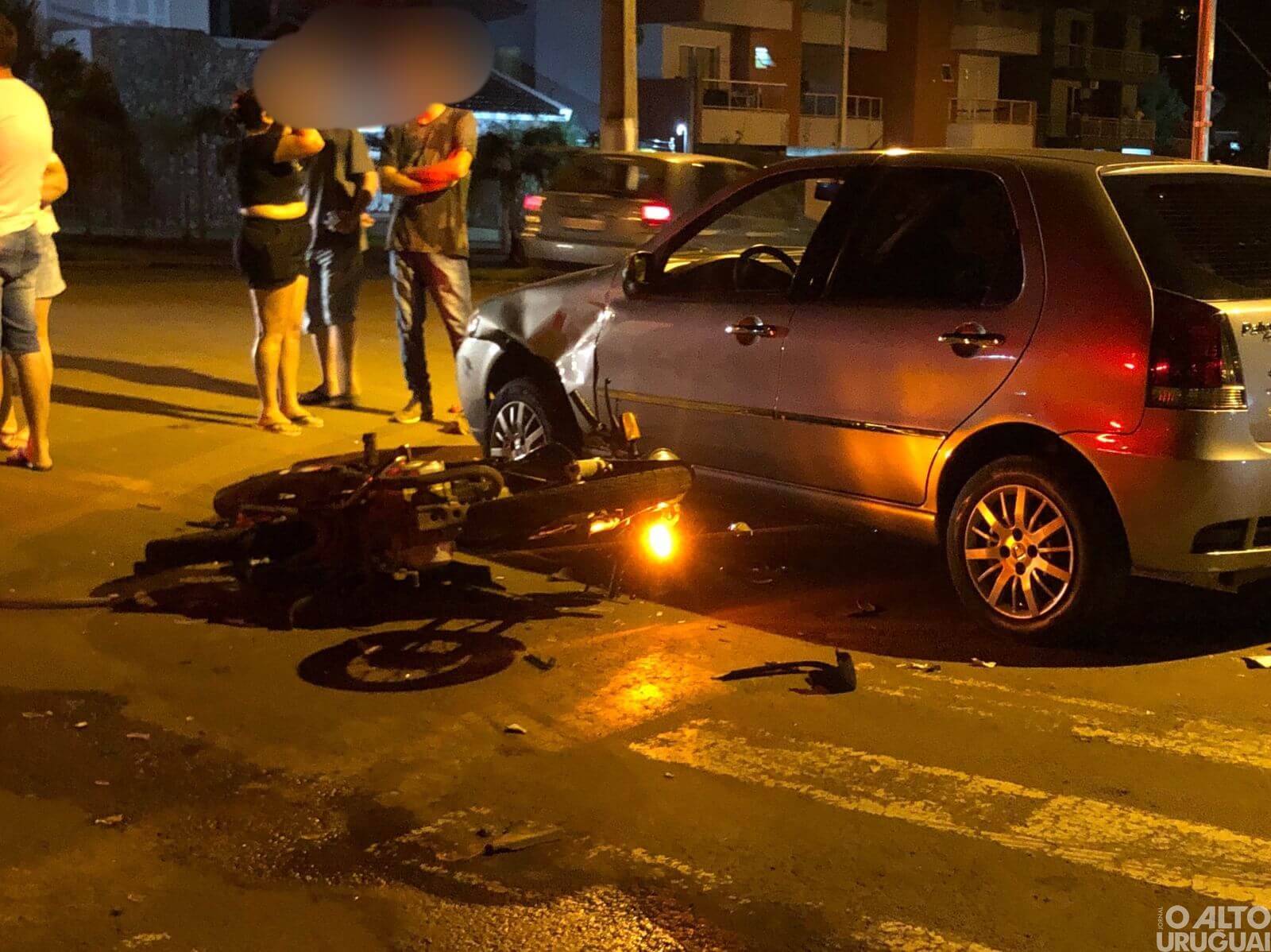 Motociclista fica ferido em colisão no bairro Itapagé