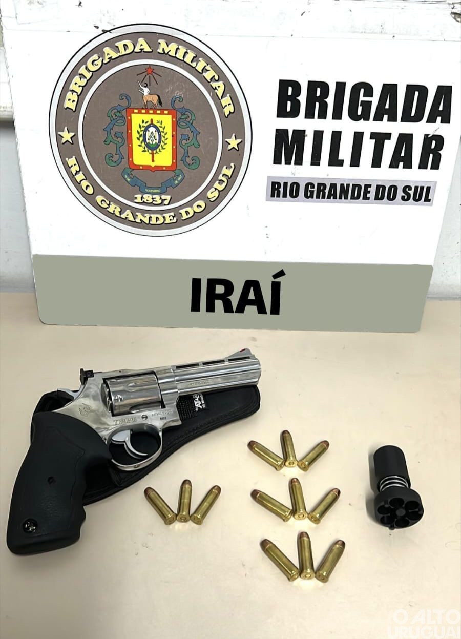 Homem é preso por porte ilegal de arma de fogo em Iraí