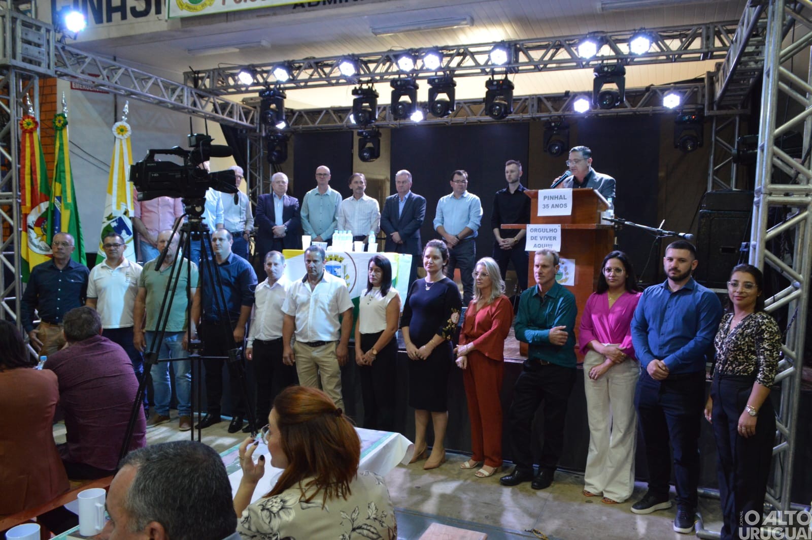 Almoço comunitário também marca as comemorações dos 35 anos de Pinhal