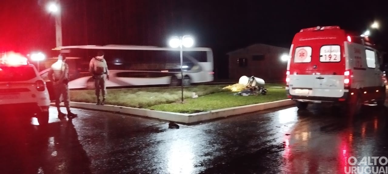 Acidente com morte é registrado no trevo de Rodeio Bonito