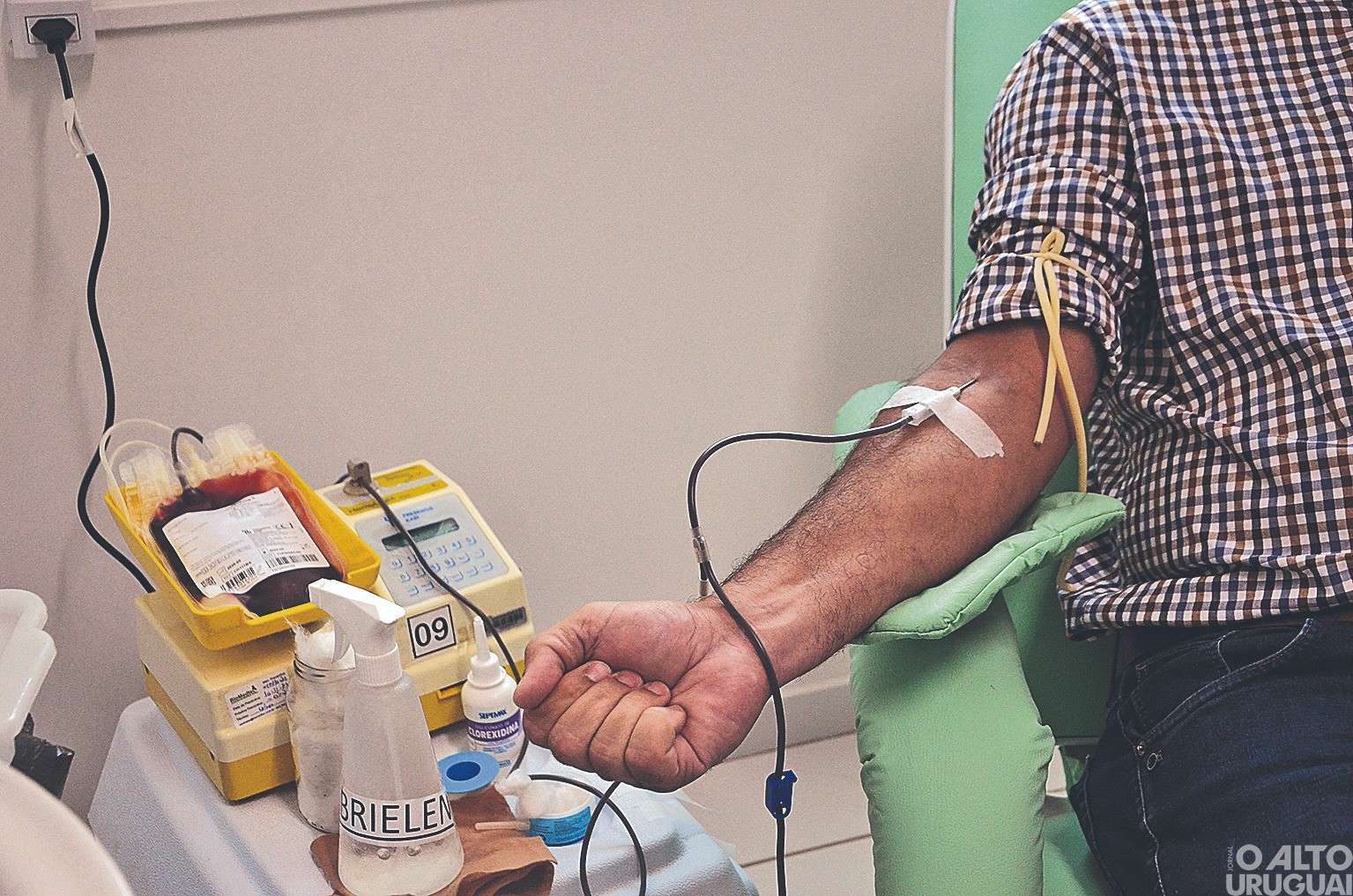Uma bolsa de sangue pode ajudar a salvar até quatro vidas