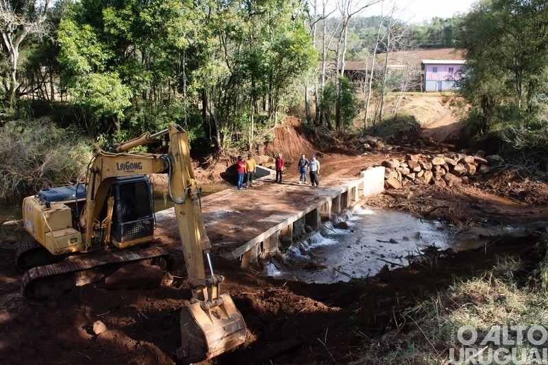 Iraí - Alpestre: ponte que liga municípios está em fase de conclusão