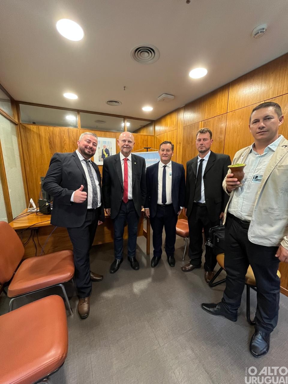 Comitiva de Novo Tiradentes busca recursos em Brasília