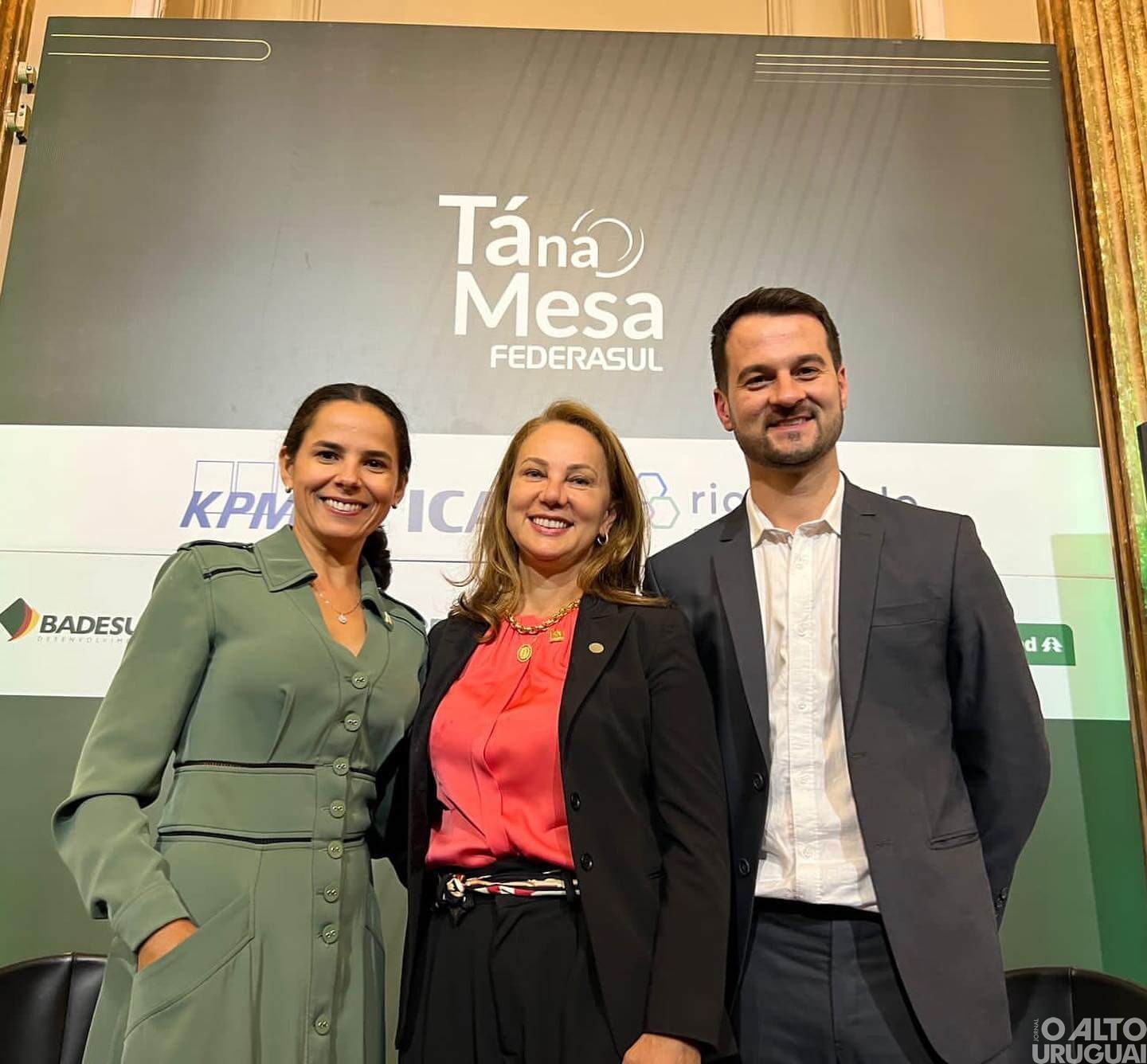 Vice-prefeito de FW participa do evento “Tá na Mesa” promovido pela Federasul