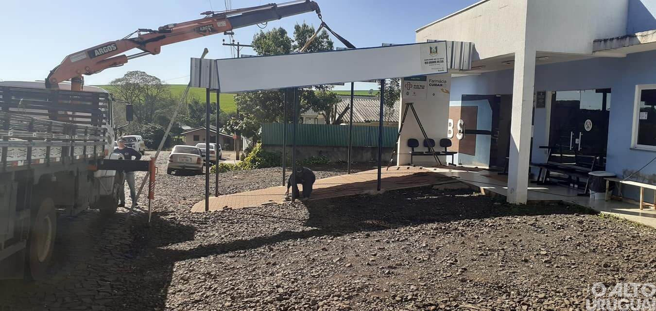 Obras e melhorias são realizadas na UBS de Cristal do Sul