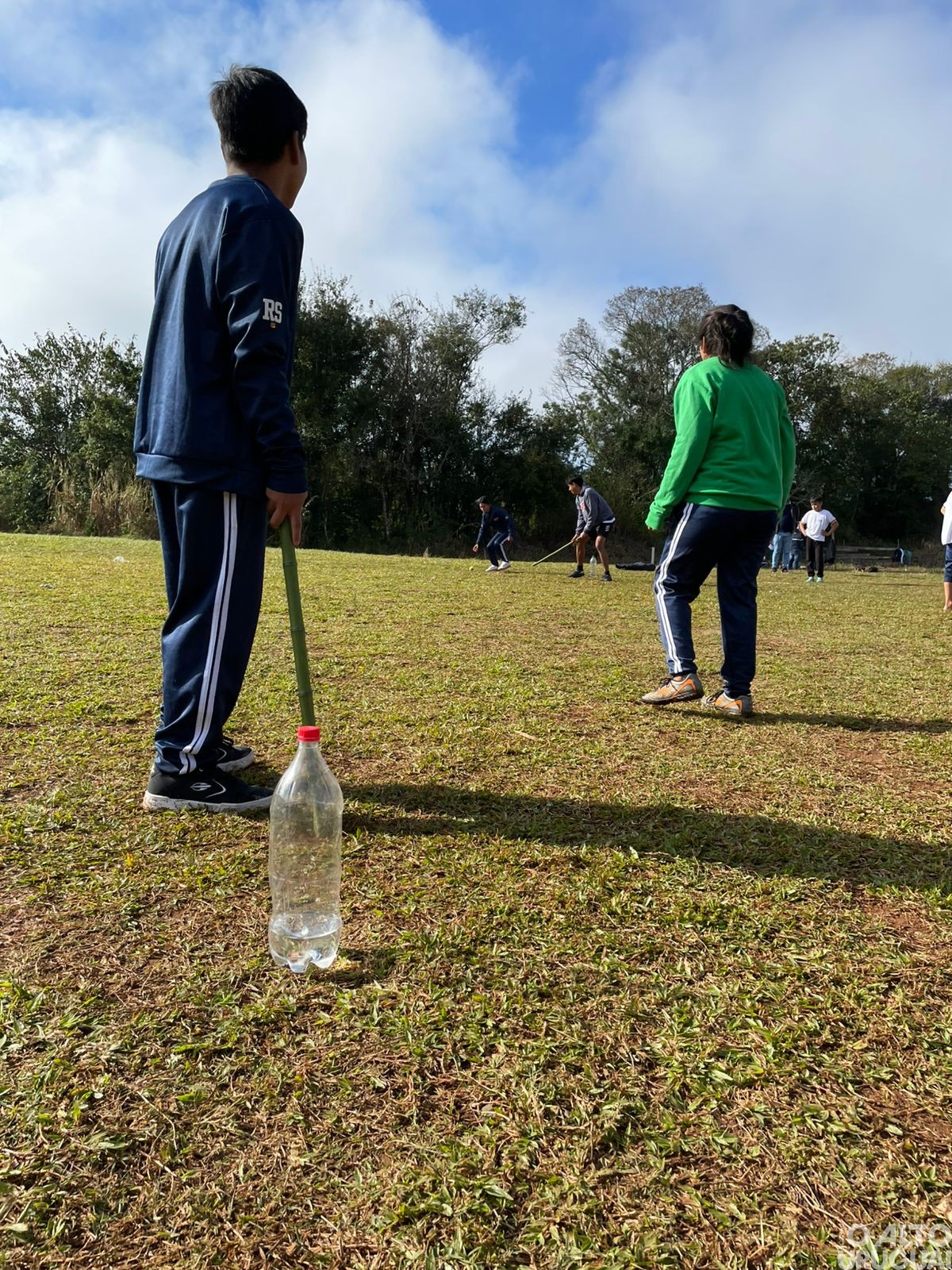 Iraí: alunos da Escola Indígena Nan Ga resgatam brincadeiras tradicionais