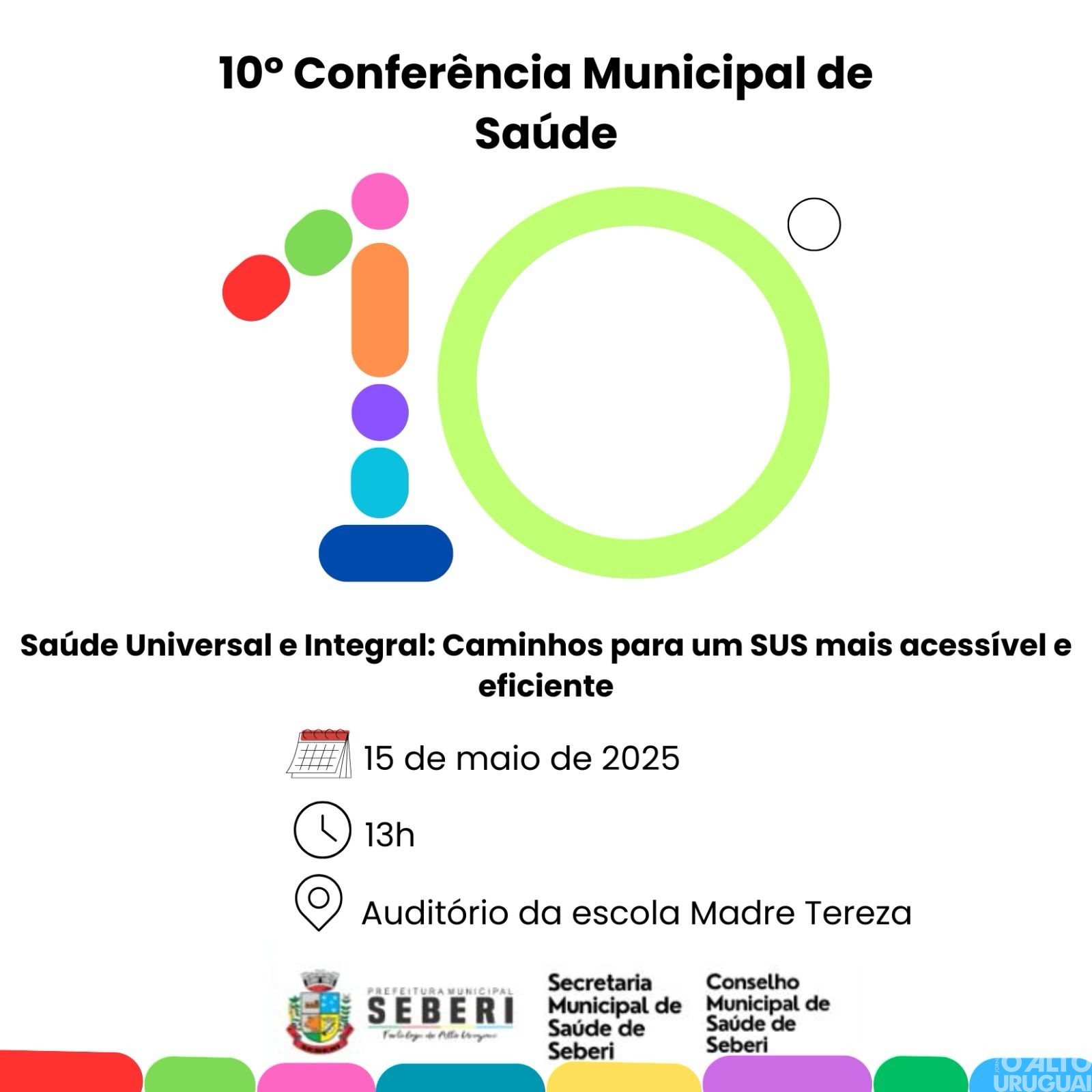 Seberi promove 10ª Conferência Municipal de Saúde nesta quinta-feira
