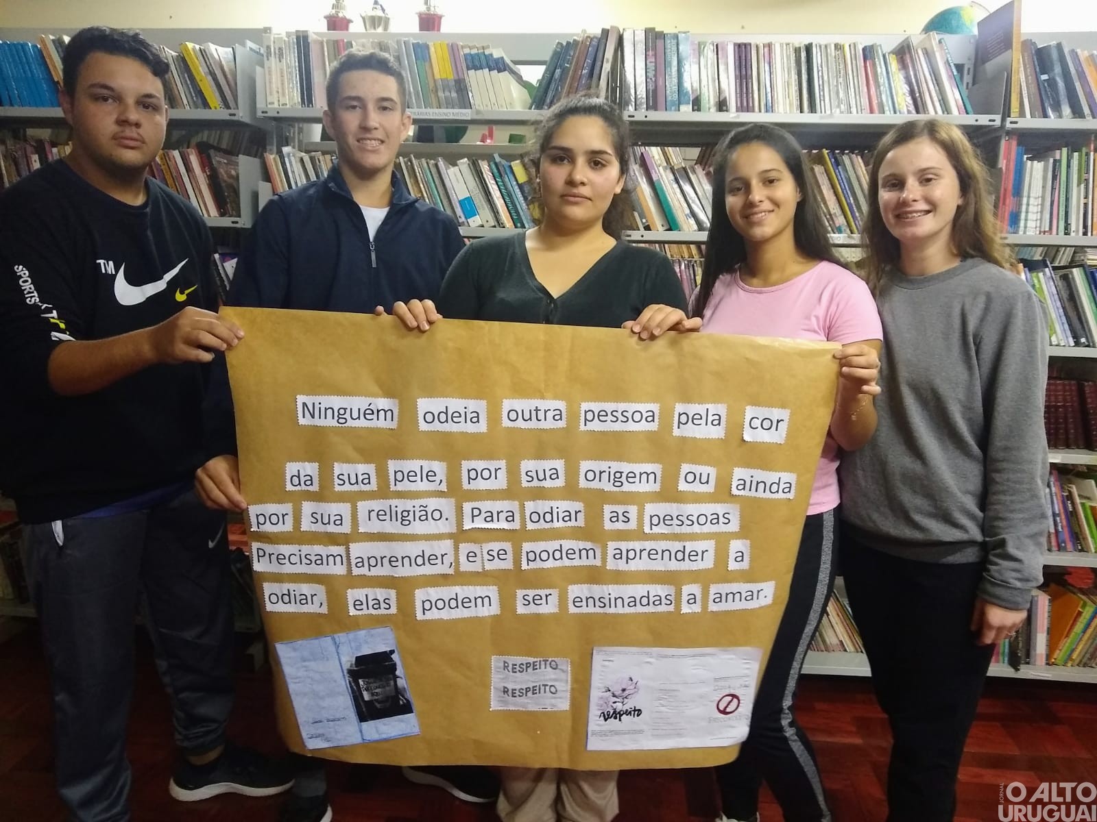 Estudantes de Novo Tiradentes realizam atividades de sustentabilidade