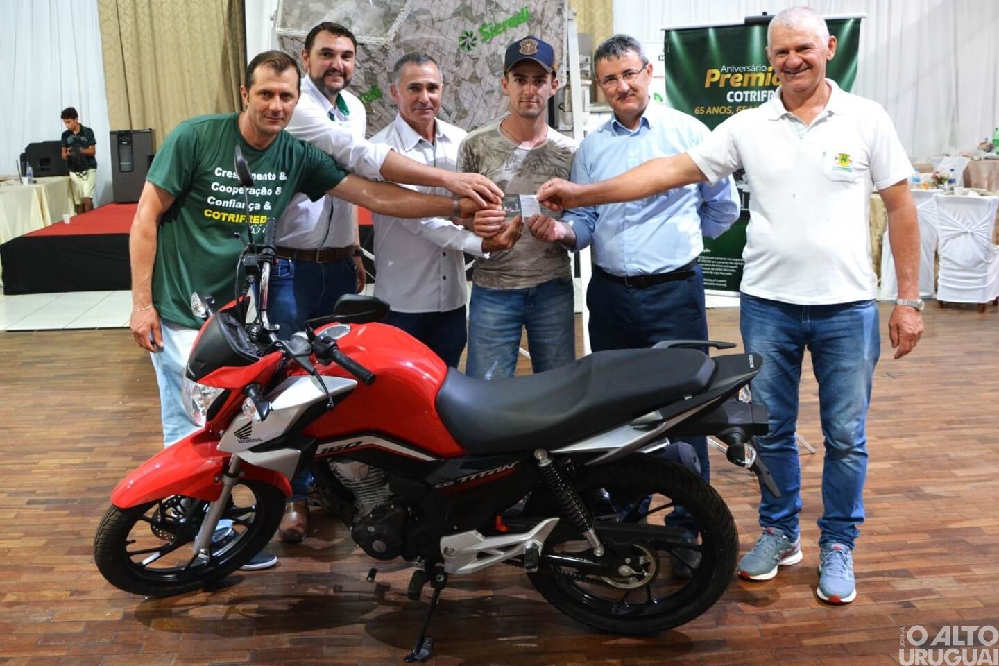 Frederiquense é o ganhador da moto zero-km da Cotrifred