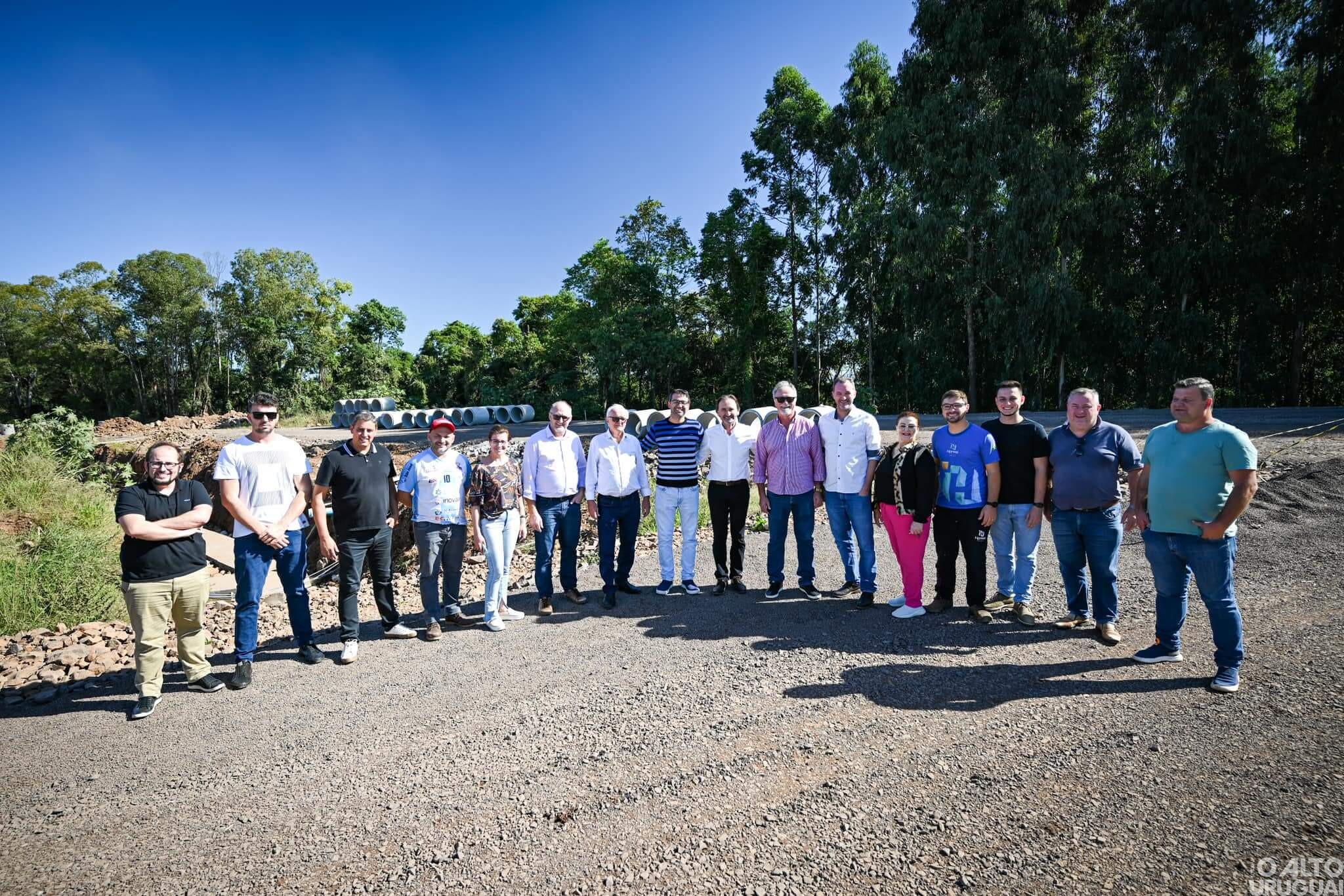 Secretário de Logística e Transporte do RS vistoria obras na região