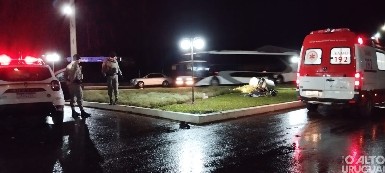 Acidente com morte é registrado no trevo de Rodeio Bonito