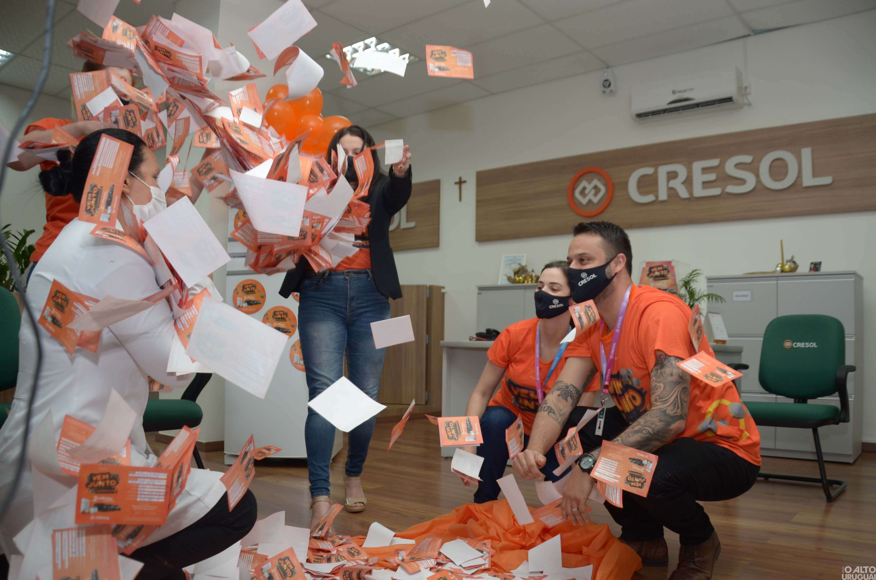 Cresol realiza mais um sorteio da campanha “Vem Junto Cooperar”