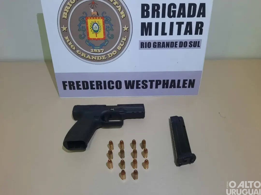 Homem é preso por porte ilegal de arma de fogo em FW