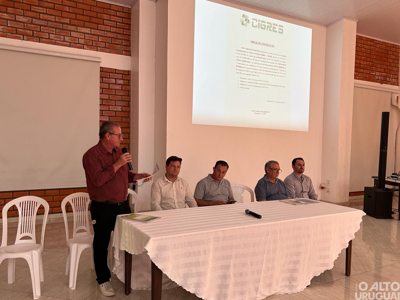 Presidência da AMZOP prestigia assembleias e eleições do CIGRES e CIMAU