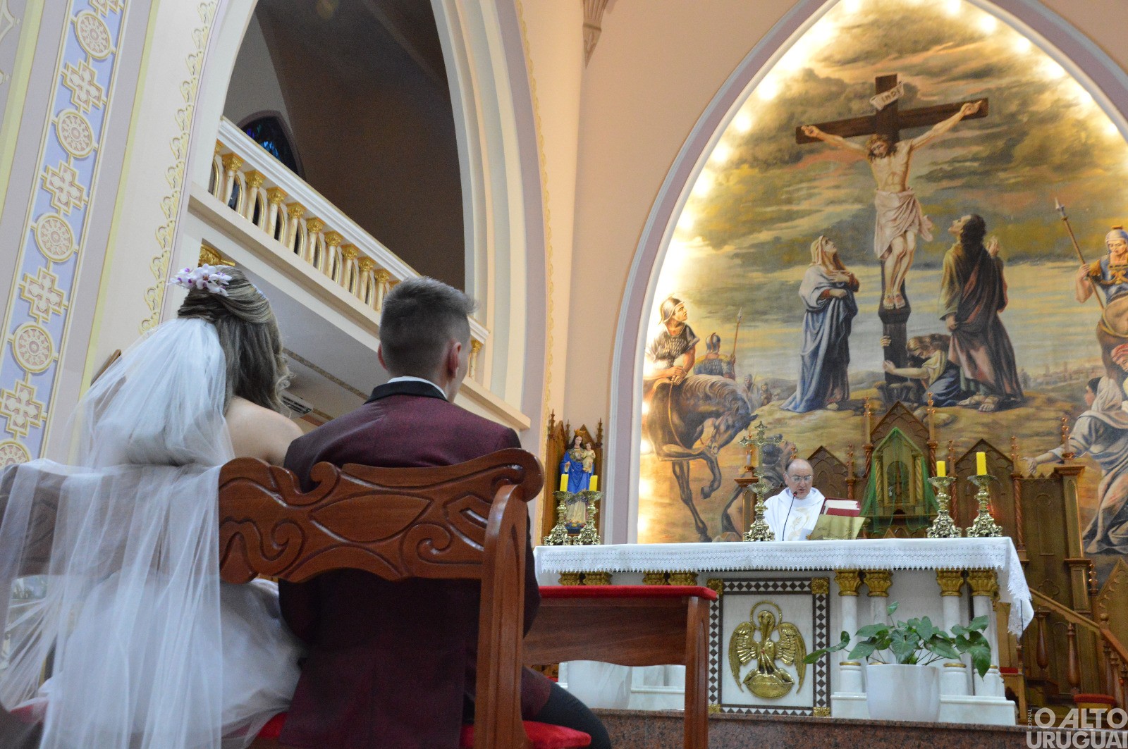 Adriano Cerato e Fernanda de Marco casam-se na Catedral Santo Antônio