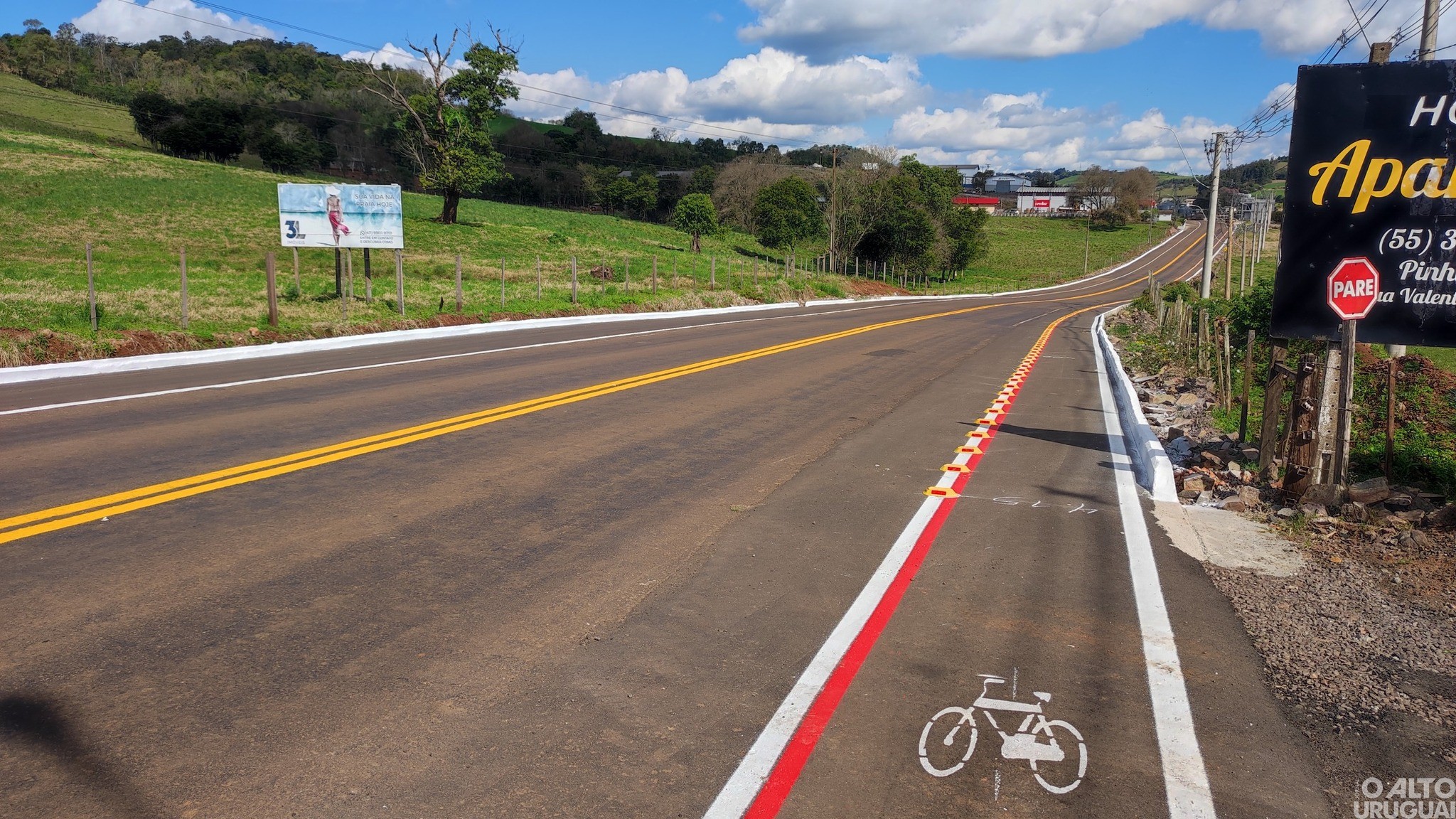 Pinhal inaugura ciclovia que liga pórtico a pórtico