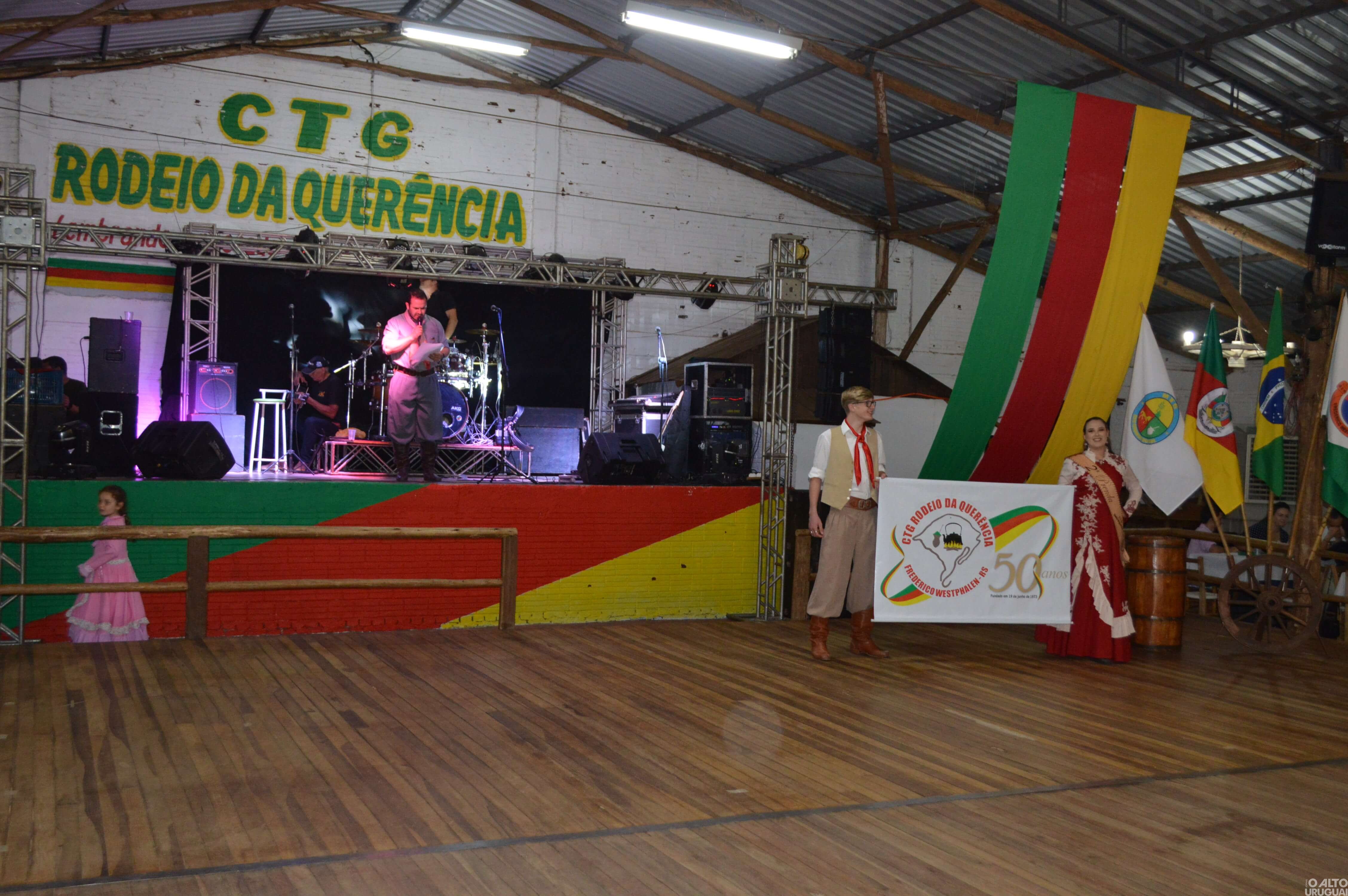 Diego Bertoletti da Rocha toma posse como patrão do CTG Rodeio da Querência