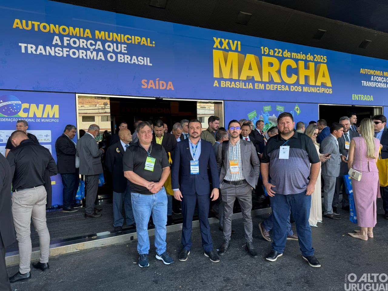 Prefeito de Erval Seco participa da Marcha dos Prefeitos em Brasília