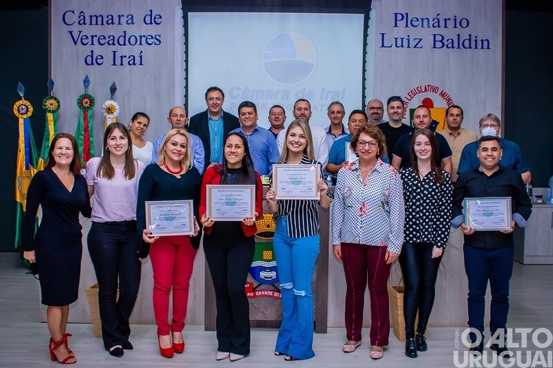 Vereadores de Iraí recebem homenagem