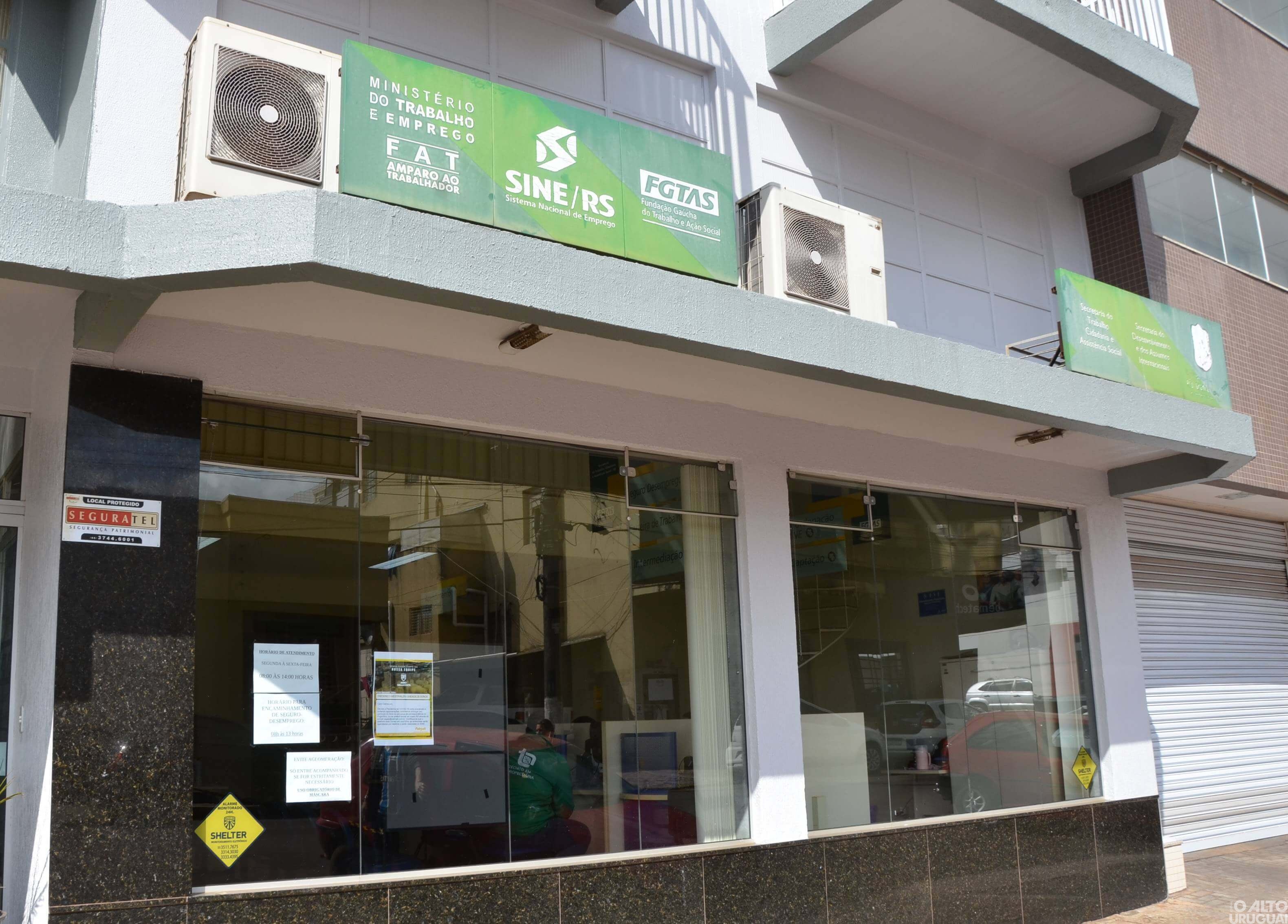 Agência FGTAS/Sine de Frederico Westphalen fecha temporariamente