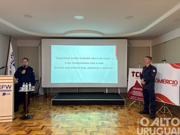 Palestra na AEFW esclarece obrigações legais sobre prevenção contra incêndios