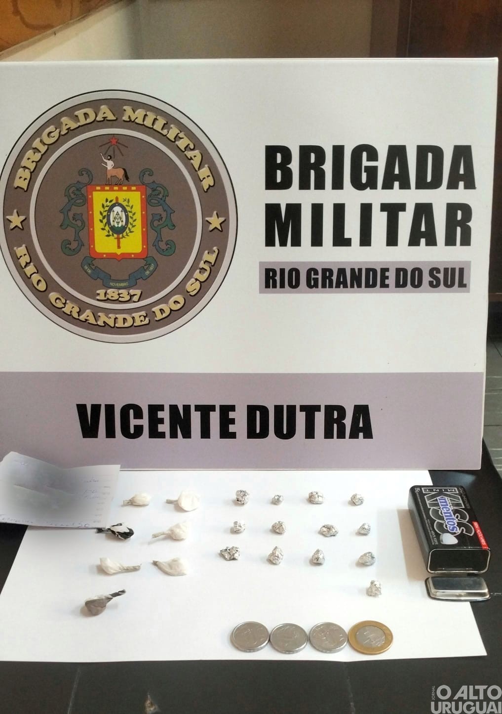 Homem é preso em Vicente Dutra por tráfico de drogas