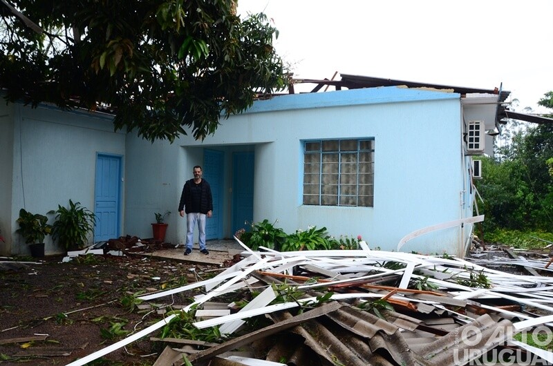 Vendaval em Pinheirinho do Vale: “Foi um filme de terror o que nós presenciamos”