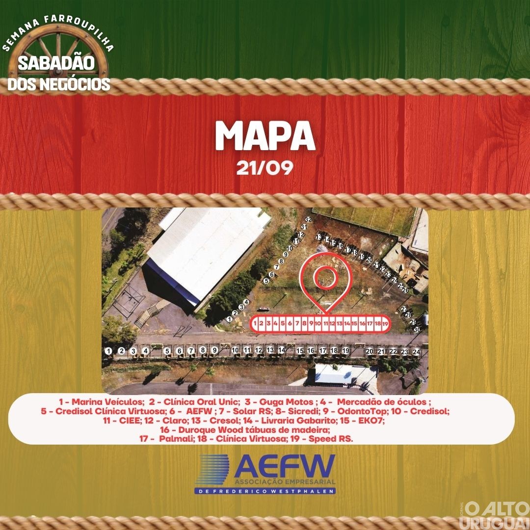 Sabadão dos Negócios deste mês será no parque de exposições em FW