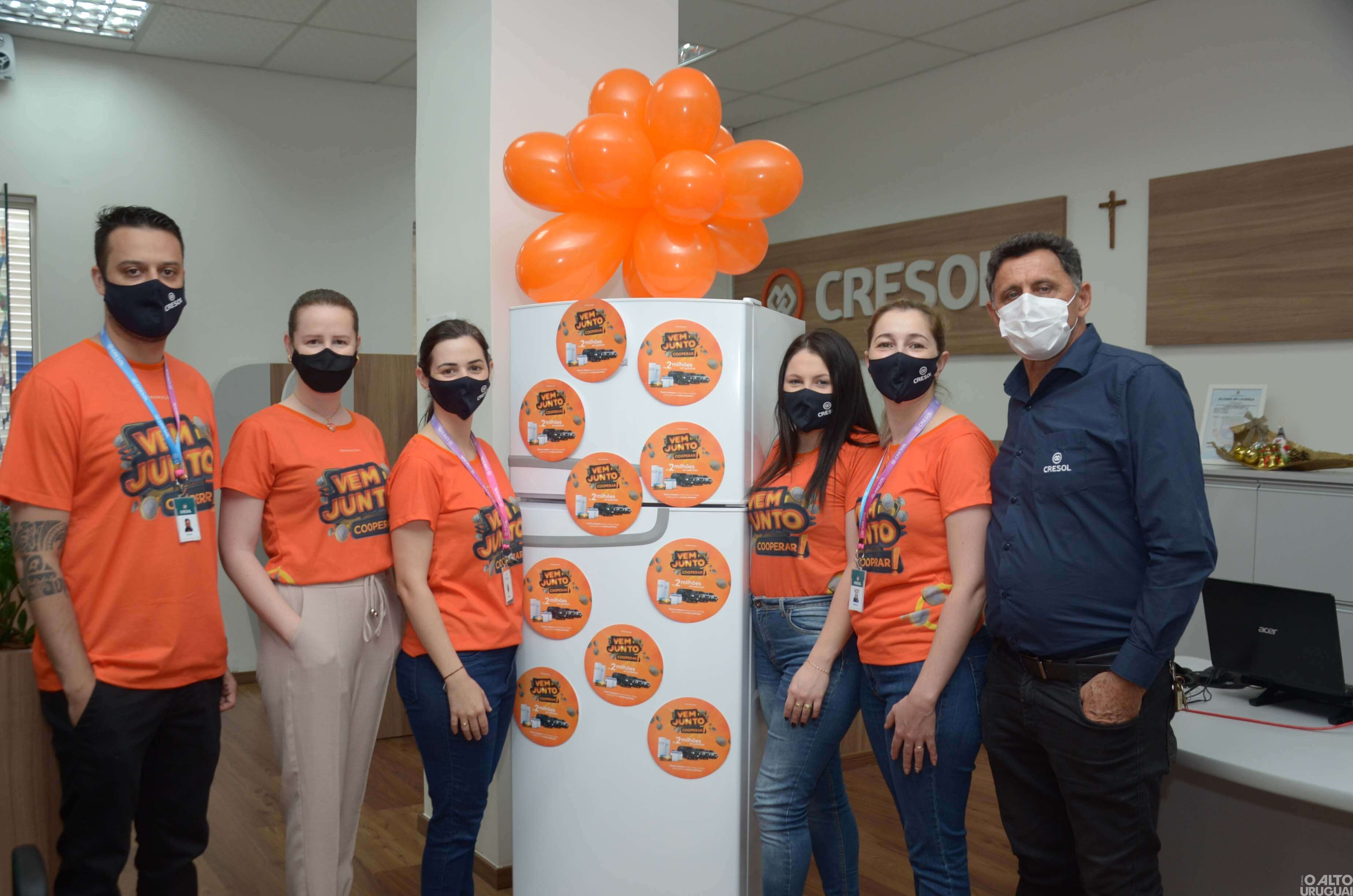 Cresol realiza mais um sorteio da campanha “Vem Junto Cooperar”