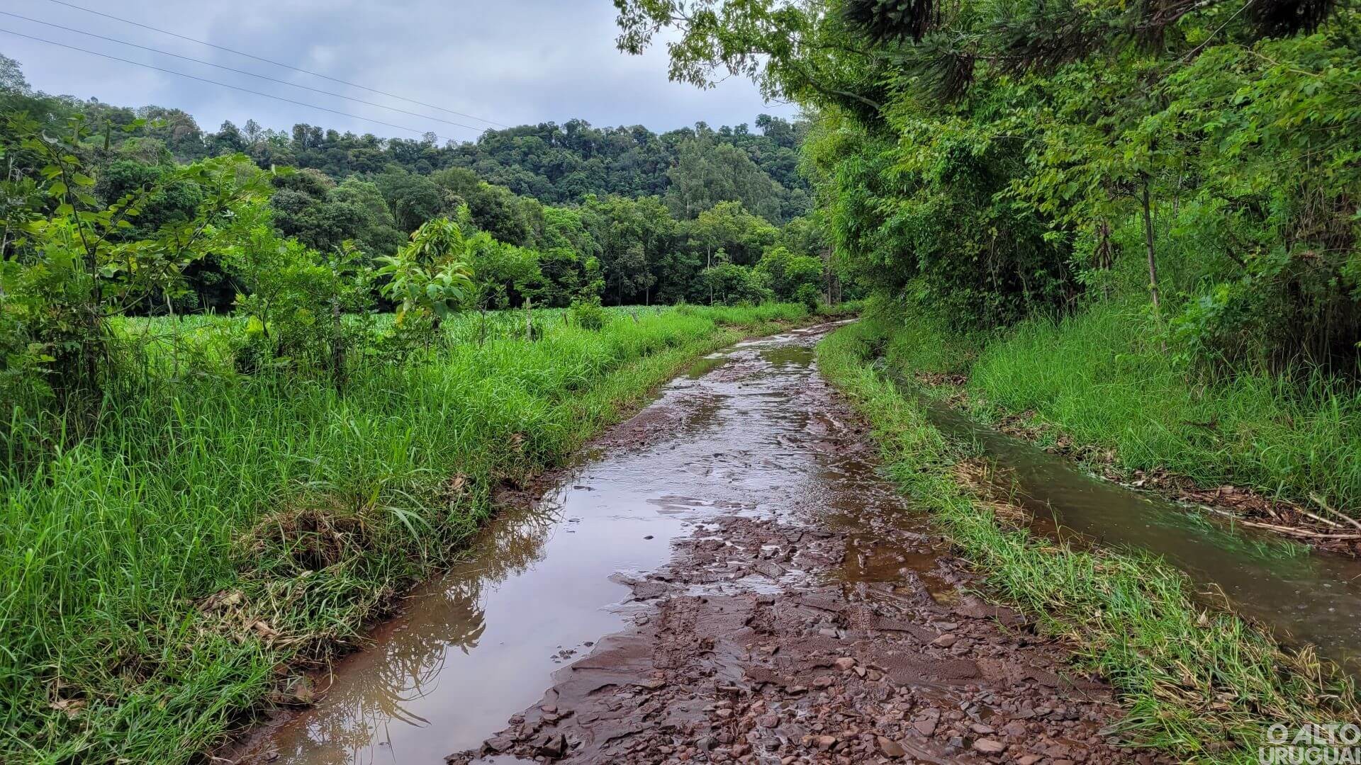 Chuvas causam estragos nas estradas do interior de Seberi
