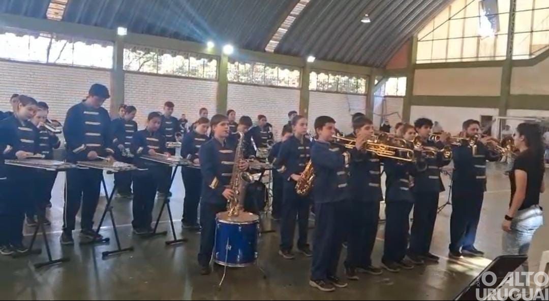 Banda Marcial Municipal Fortaleza do Alto Uruguai de Seberi é destaque em competição