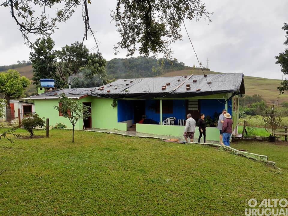 Temporais causam prejuízos a mais de 60 famílias em Cerro Grande