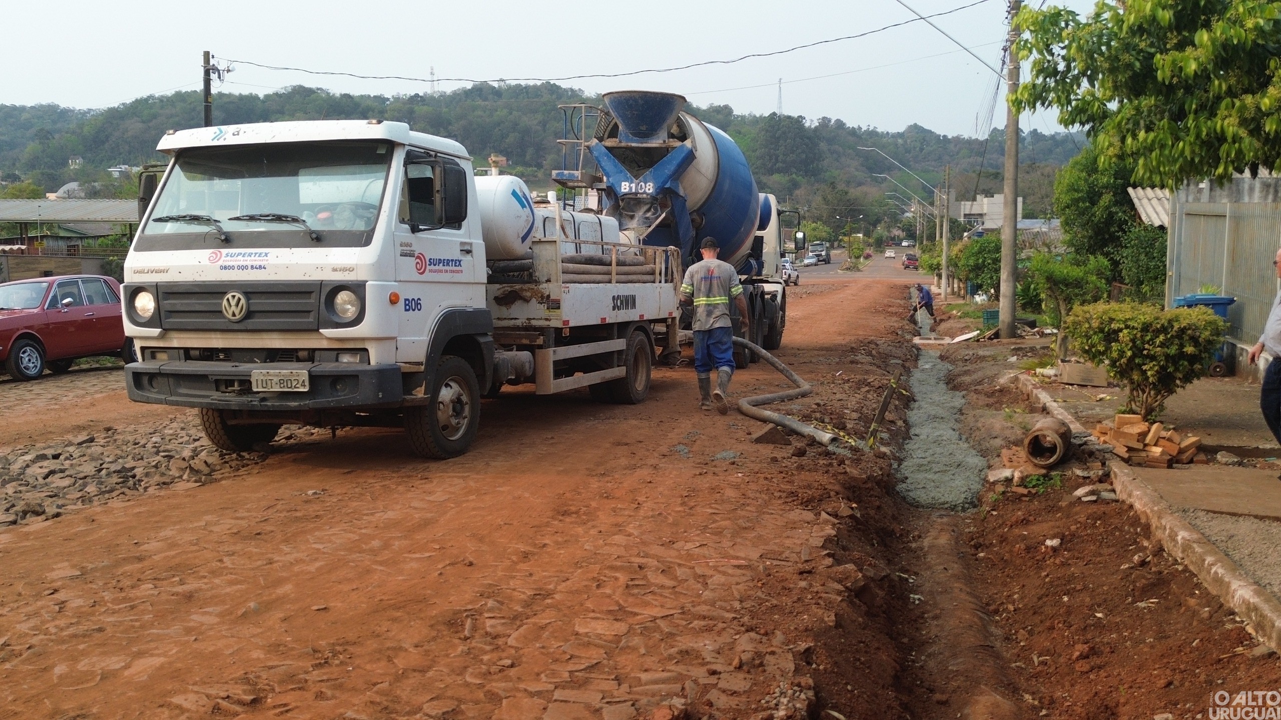 Erval Seco faz obras na segunda fase do Avançar-Pavimenta RS