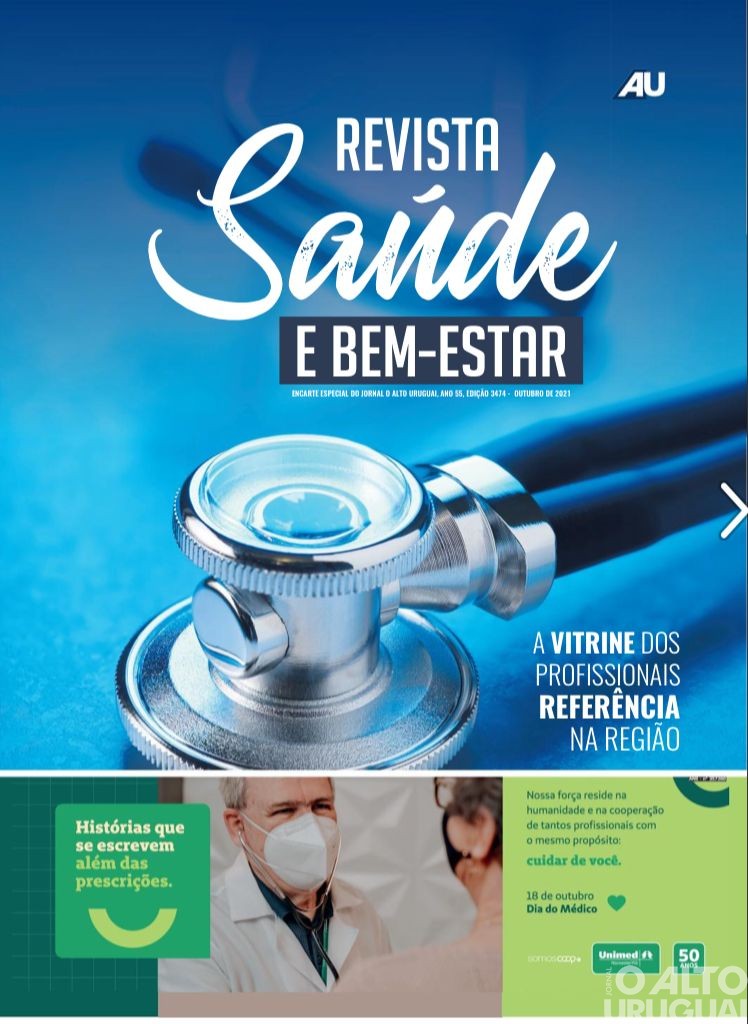 Revista Saúde e Bem-Estar circula neste sábado