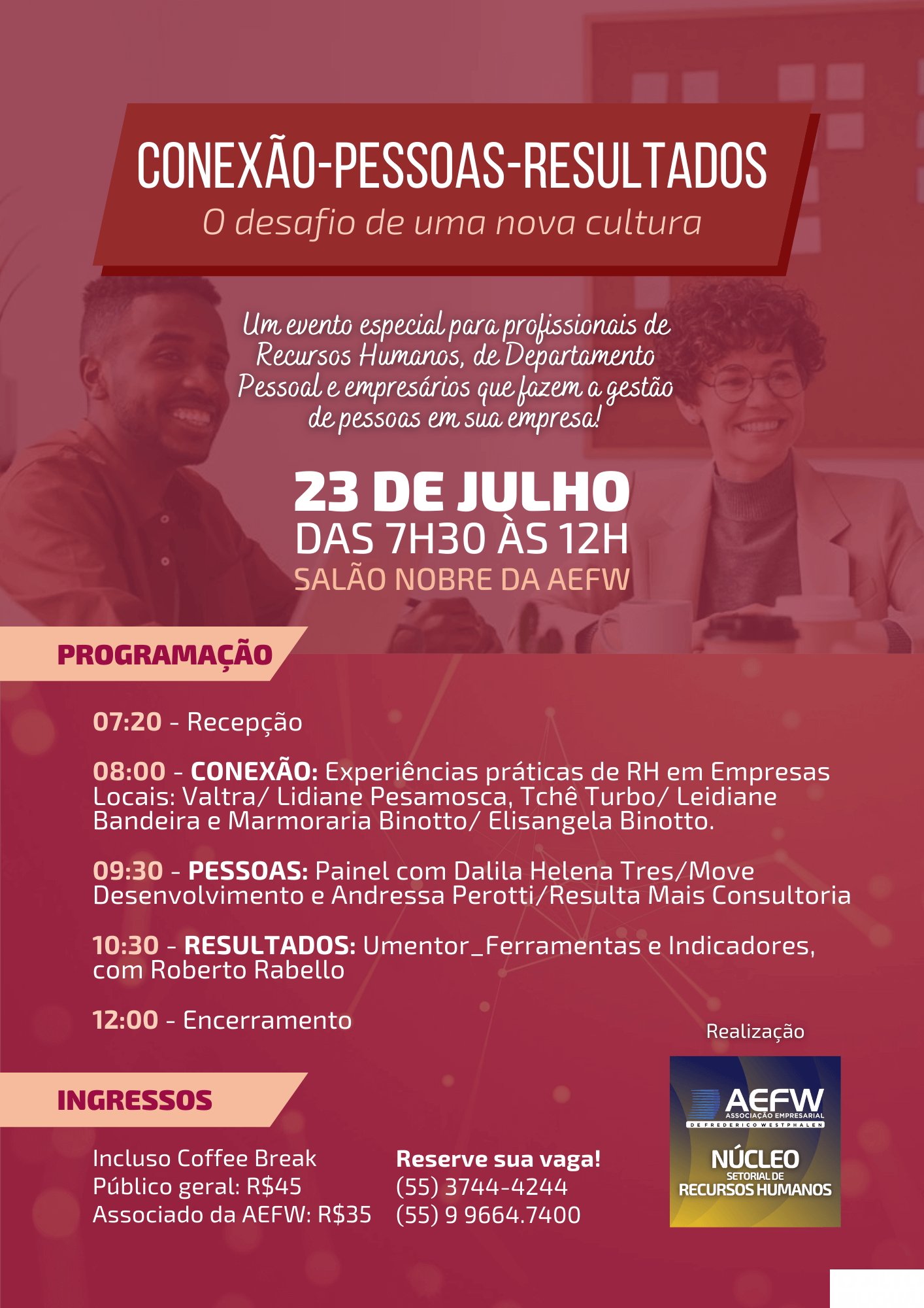 Evento promove desenvolvimento do setor de Gestão de Pessoas