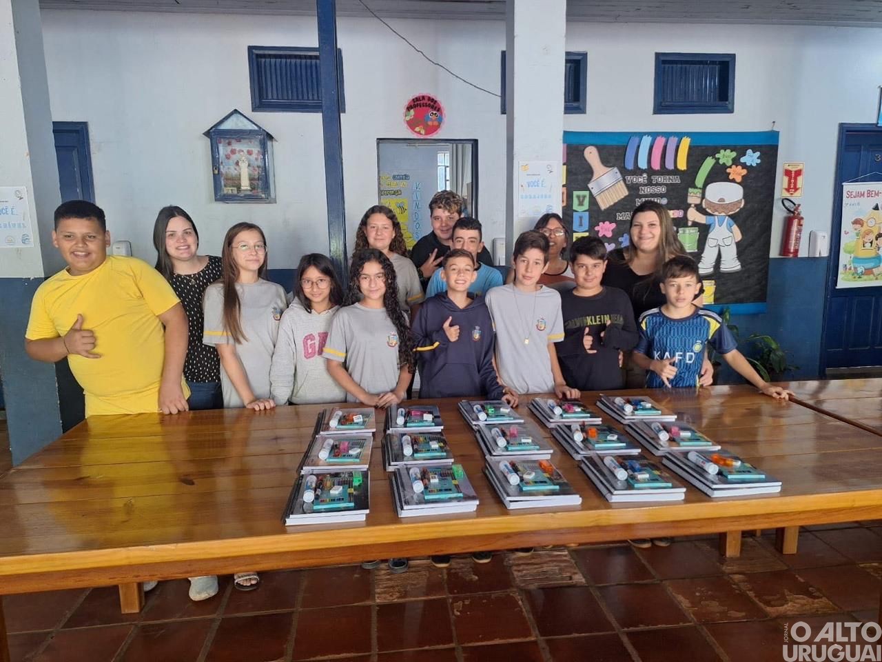 Entregues mais de 1,2 mil kits de materiais escolares aos alunos da rede municipal de Seberi