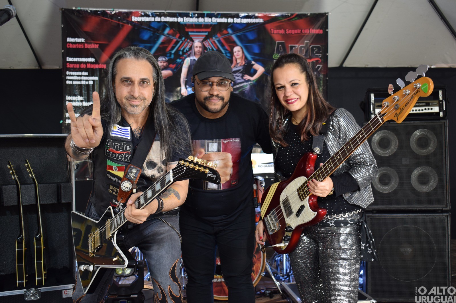 Banda Arde Rock faz show na Praça Gildo Possamai