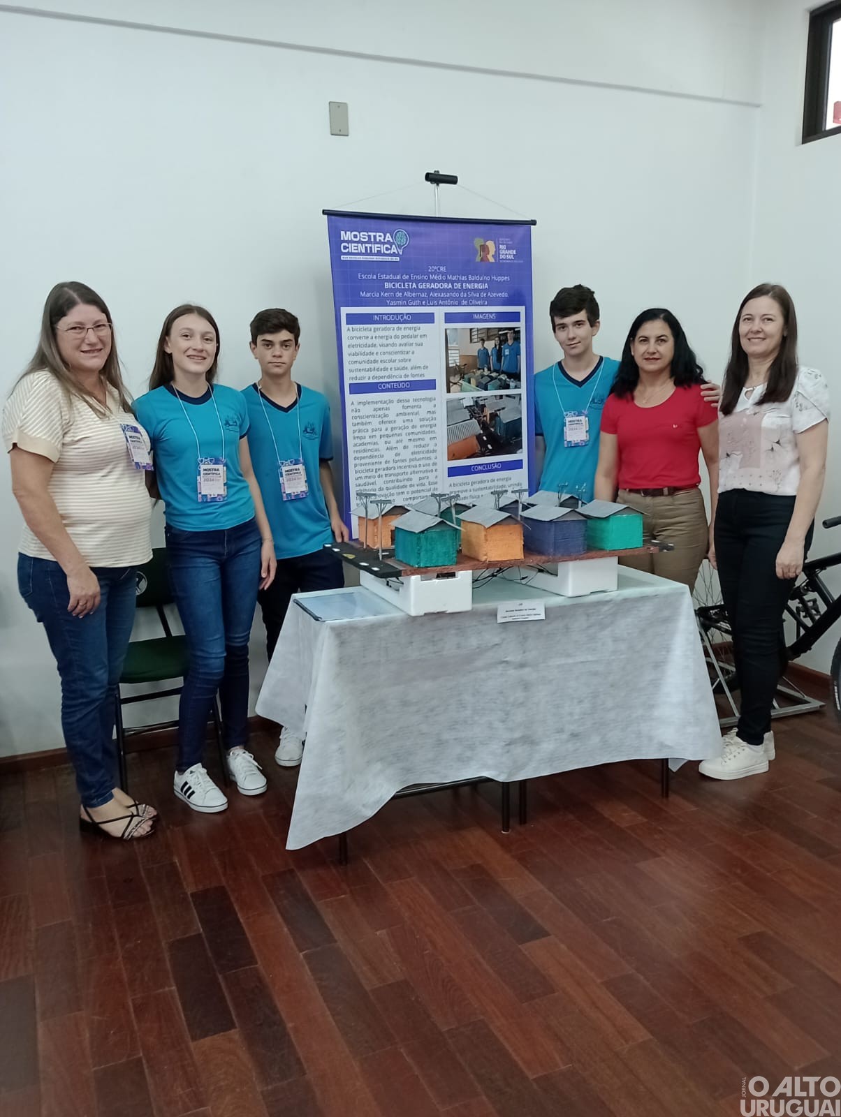 Escola Mathias Balduino Huppes de Cristal do Sul obtém classificação em mostra científica regional