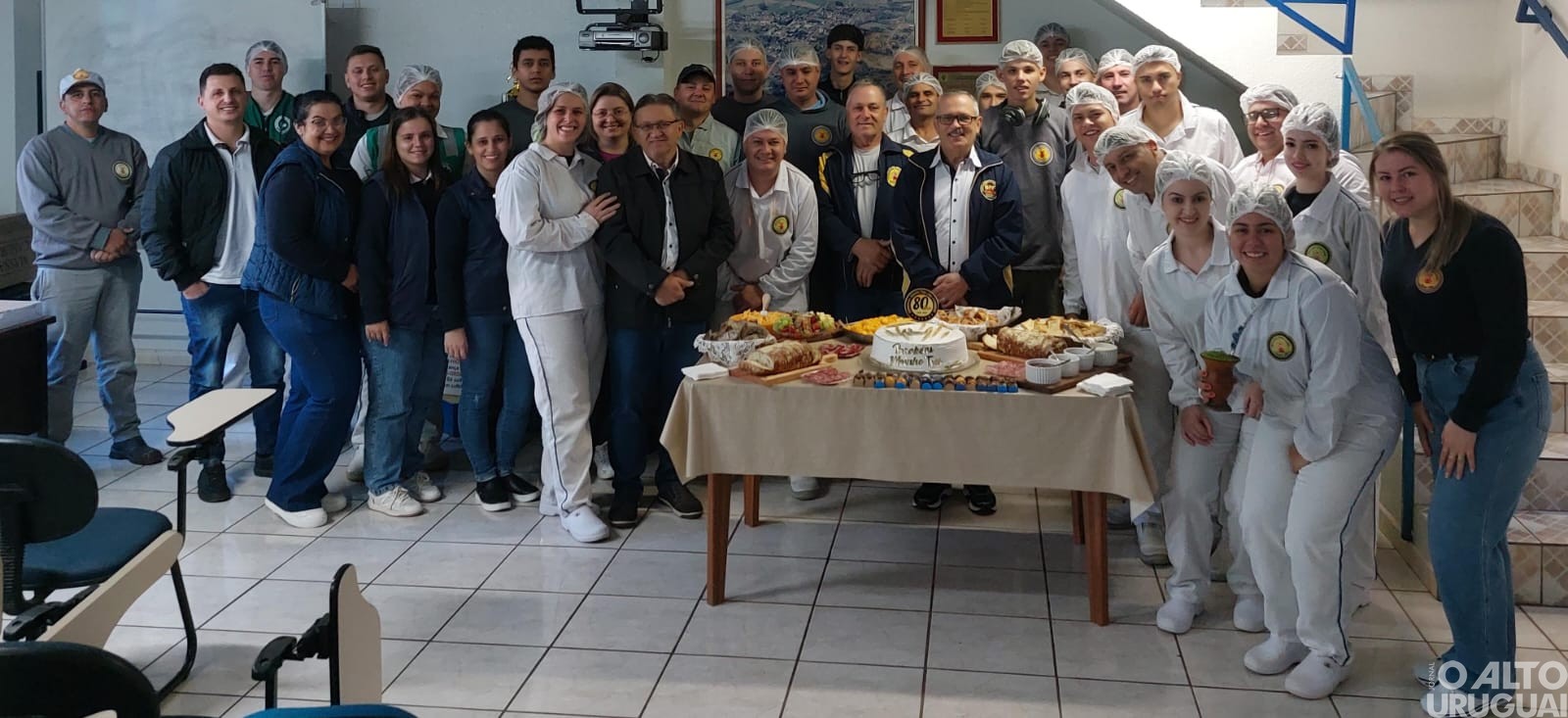 Moinho Tres celebra 80 anos com café da manhã especial para colaboradores