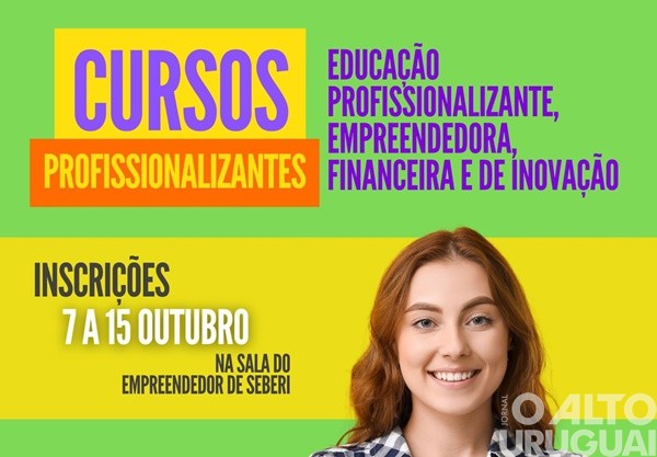 Prefeitura de Seberi promove cursos profissionalizantes gratuitos