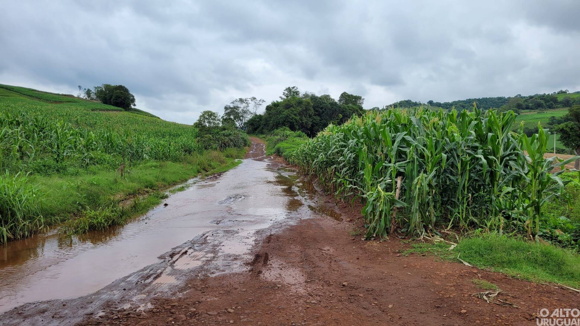 Chuvas causam estragos nas estradas do interior de Seberi