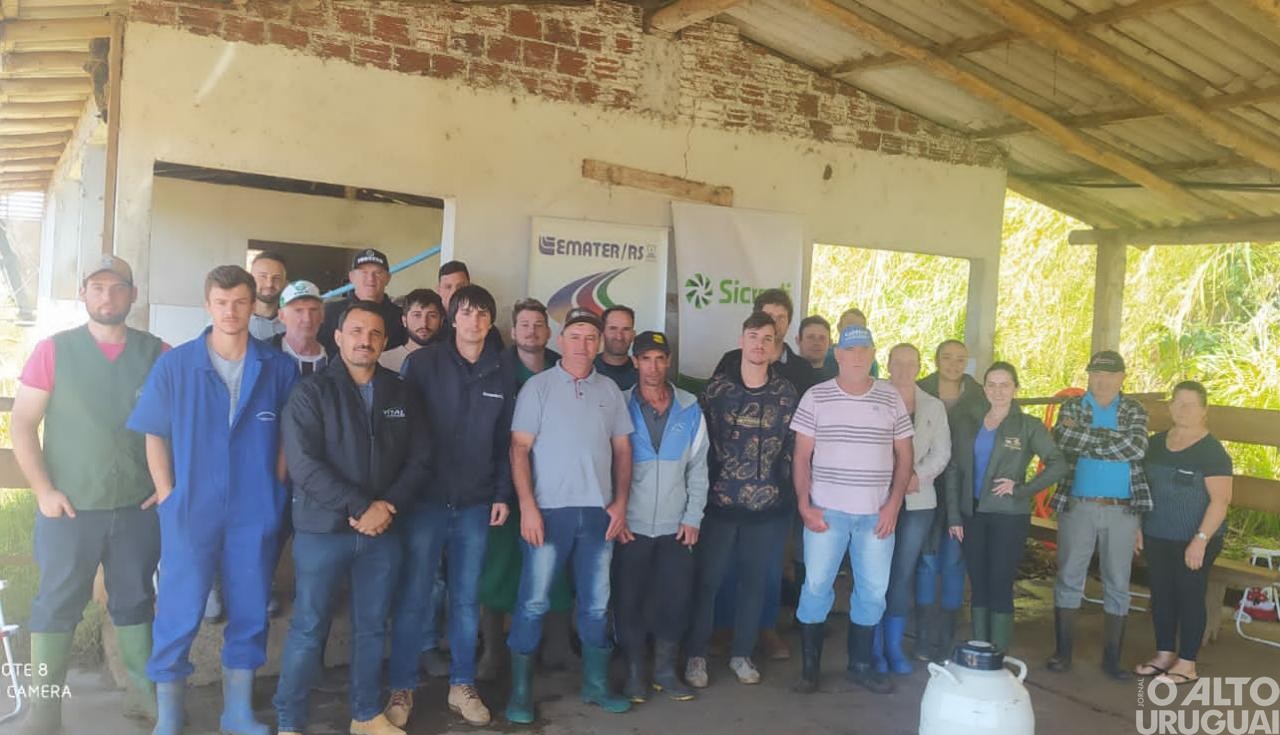 Palmitinho: curso de inseminação artificial é oferecido no município