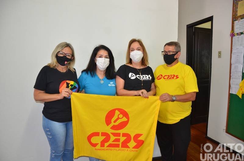Representantes da direção central do Cpers/Sindicato visitam a região