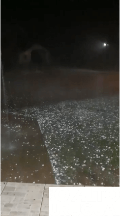 Municípios da região registram queda de granizo